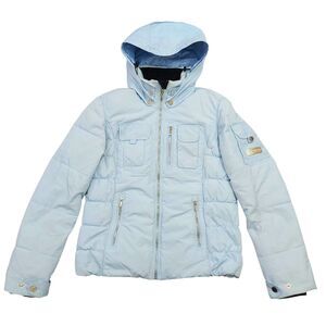 Obermeyer Leighton Luxe Jacket Womens 6 Blue Aspen Colorado Blue Insulated Nylon